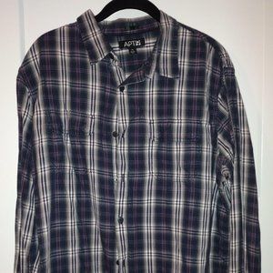 Apt. 9 Men's Long Sleeved Extra Large (XL) Dress Shirt